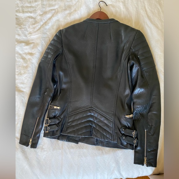 Danier Black Leather Jacket Size XS - Picture 8 of 9